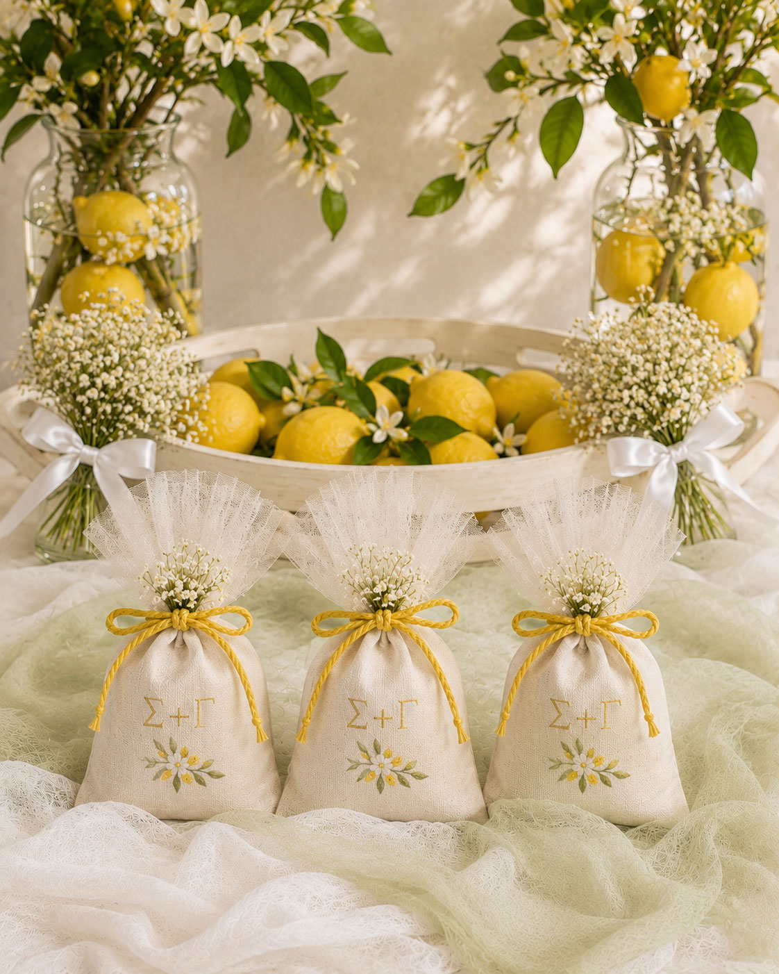 Μπομπονιέρα Lemons Collection